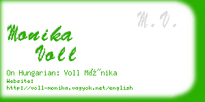 monika voll business card